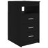 vidaXL Desk Black 140x50x76 cm Engineered Wood - Image 8