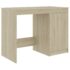 vidaXL Desk Sonoma Oak 140x50x76 cm Engineered Wood - Image 6