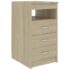 vidaXL Desk Sonoma Oak 140x50x76 cm Engineered Wood - Image 8