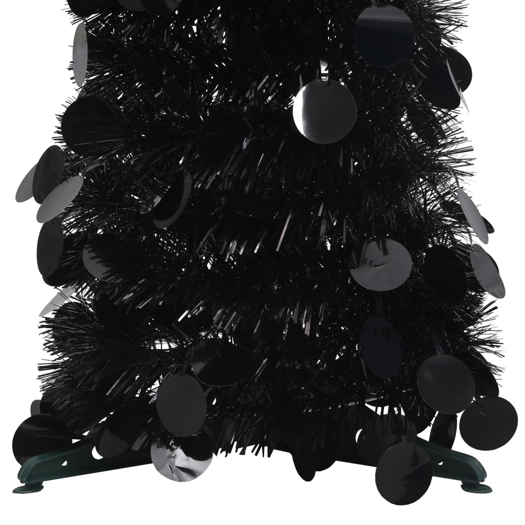 8720286014608_g_en_hd_2 vidaXL Pop-up Artificial Christmas Tree Black 120 cm PET - Image 3