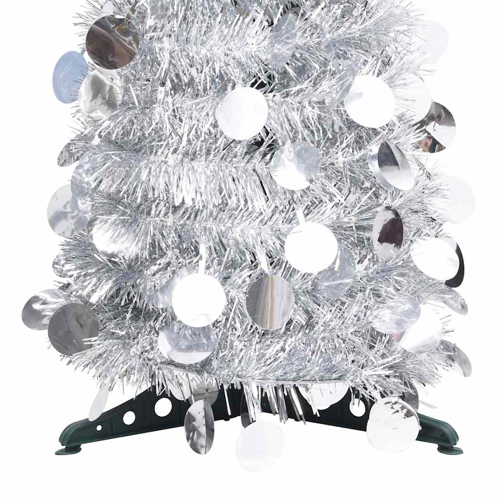 8720286014660_g_en_hd_3 vidaXL Pop-up Artificial Christmas Tree Silver 120 cm PET - Image 4