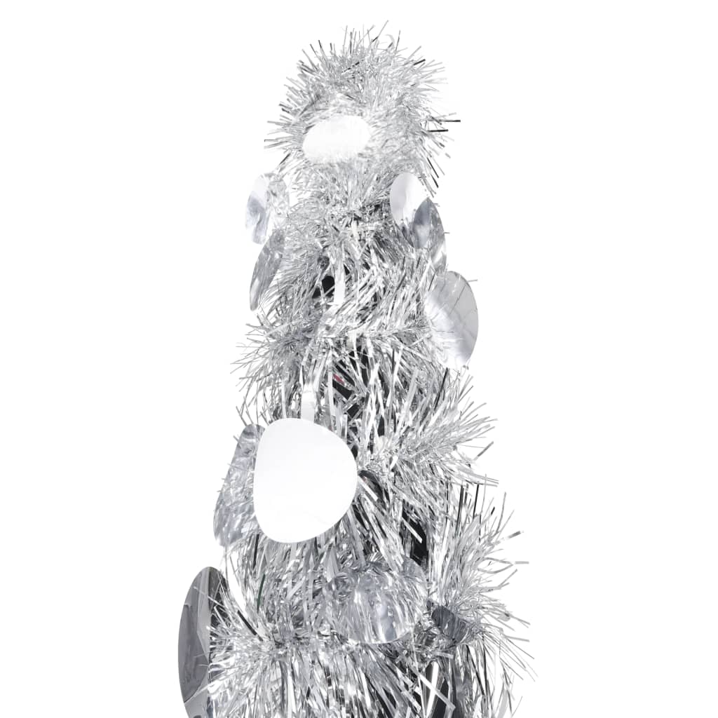 8720286014684_g_en_hd_1 vidaXL Pop-up Artificial Christmas Tree Silver 180 cm PET - Image 2