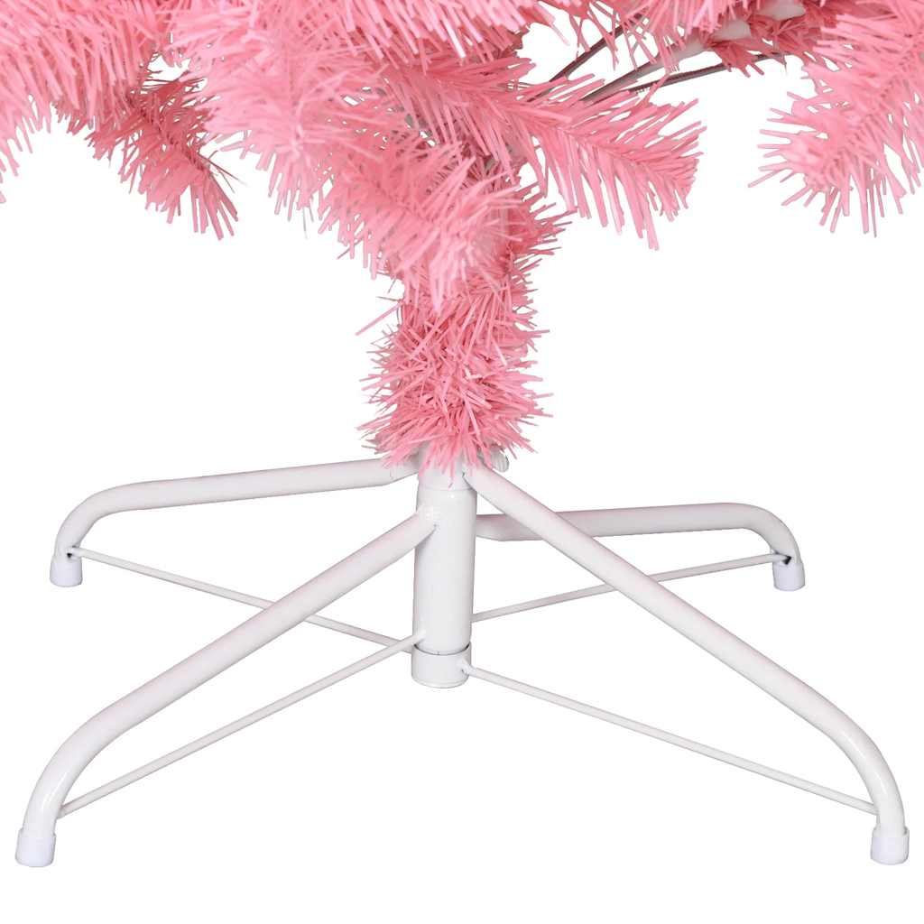 8720286014738_g_en_hd_5 vidaXL Artificial Christmas Tree with Stand Pink 180 cm PVC - Image 6