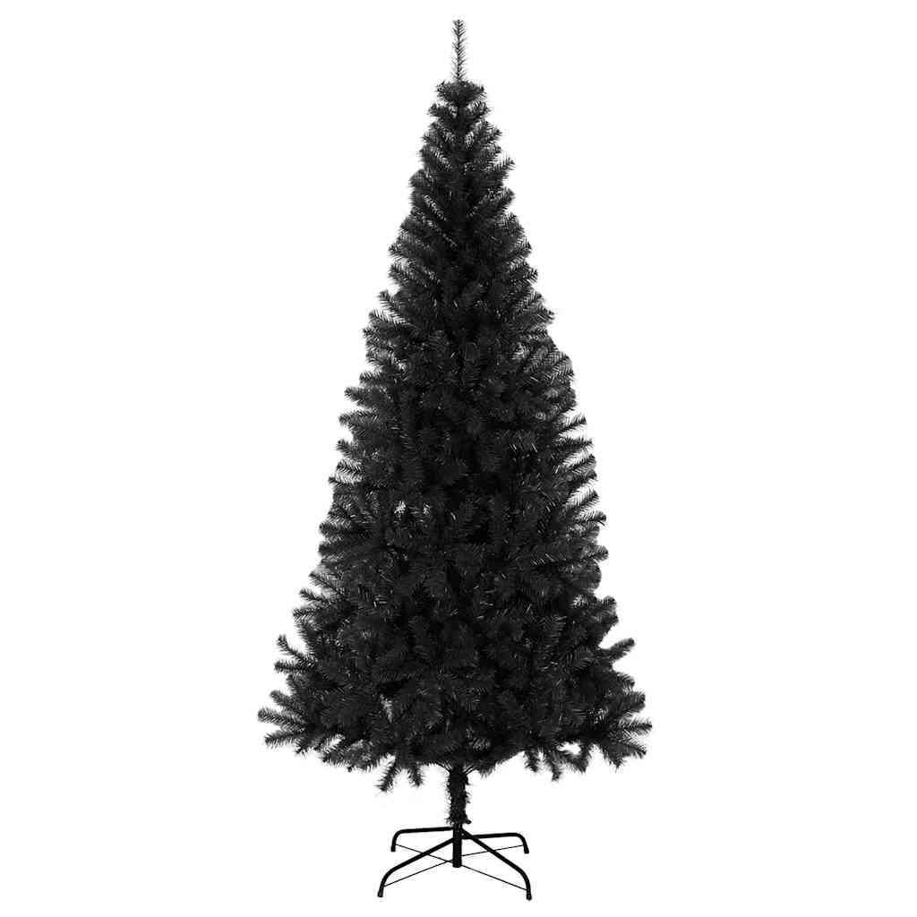 8720286014776_g_en_hd_2 vidaXL Artificial Christmas Tree with Stand Black 210 cm PVC - Image 3