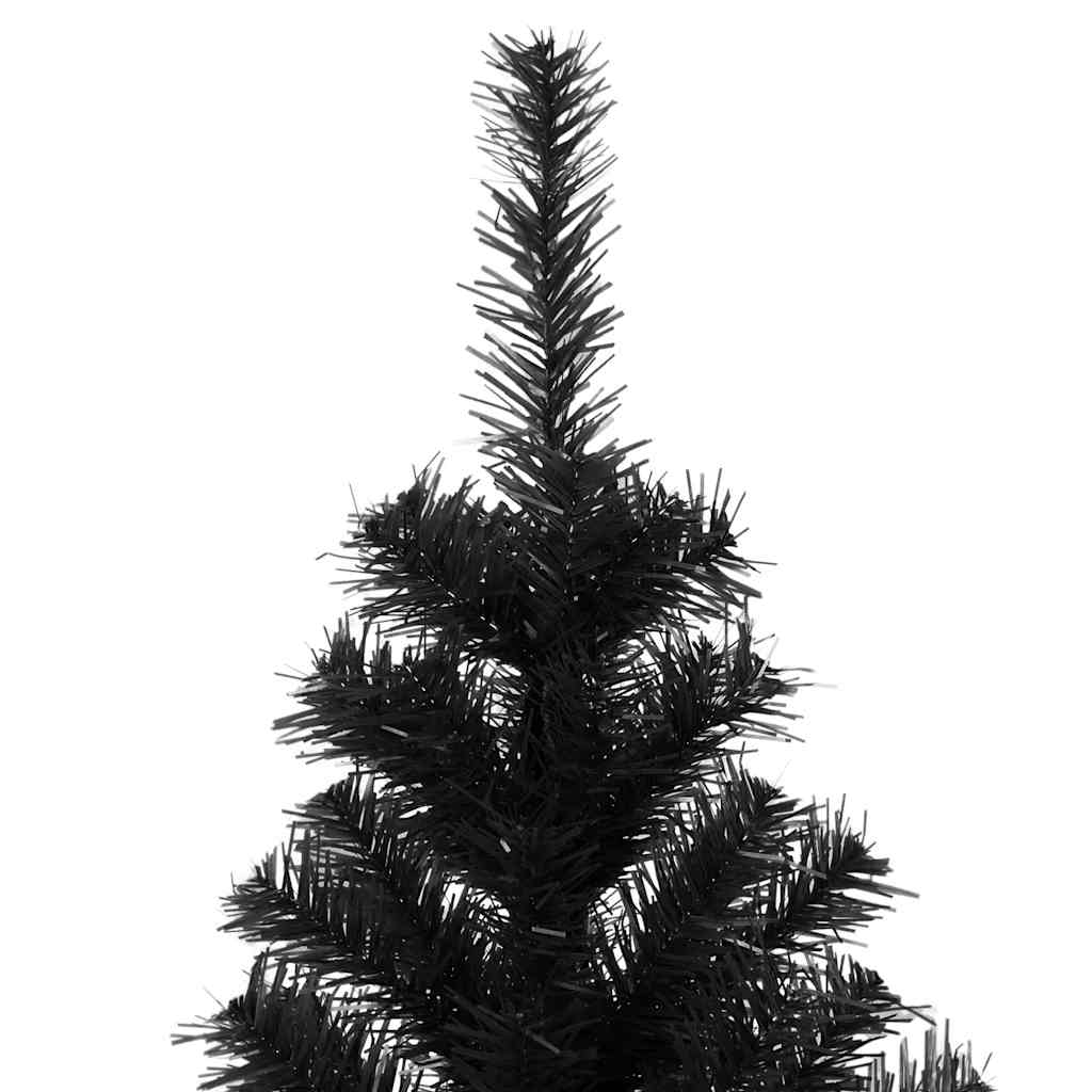 8720286014776_g_en_hd_3 vidaXL Artificial Christmas Tree with Stand Black 210 cm PVC - Image 4