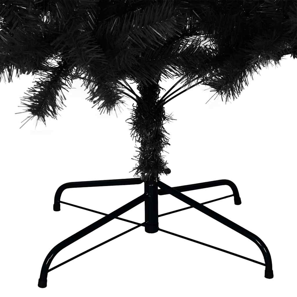 8720286014776_g_en_hd_5 vidaXL Artificial Christmas Tree with Stand Black 210 cm PVC - Image 6
