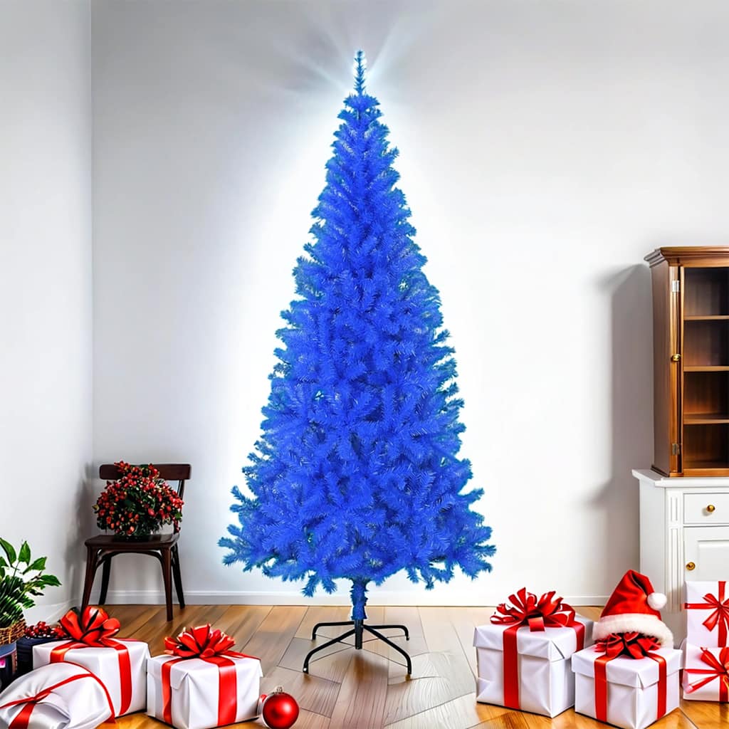 8720286014790_g_en_hd_1 vidaXL Artificial Christmas Tree with Stand Blue 180 cm PVC - Image 2