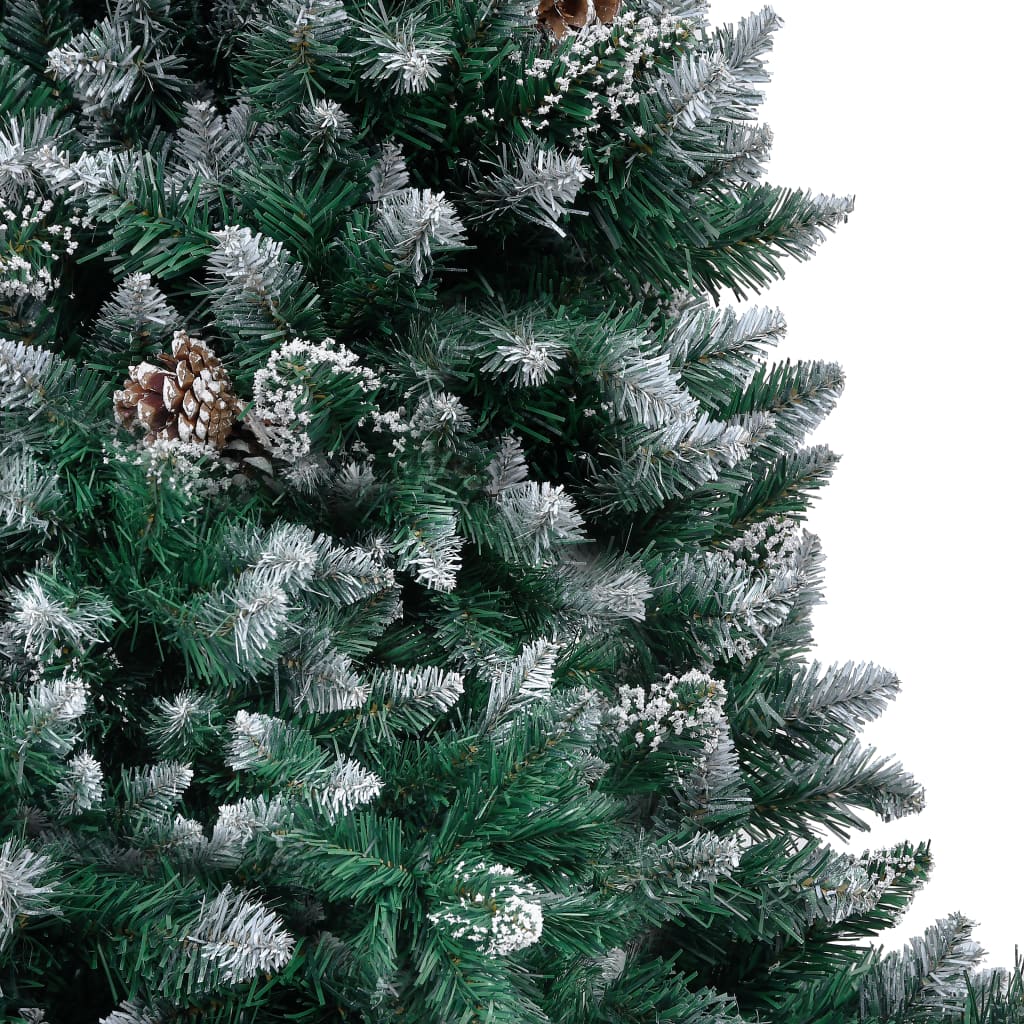 8720286014912_g_en_hd_2 vidaXL Artificial Christmas Tree with Pine Cones and White Snow 180 cm - Image 3