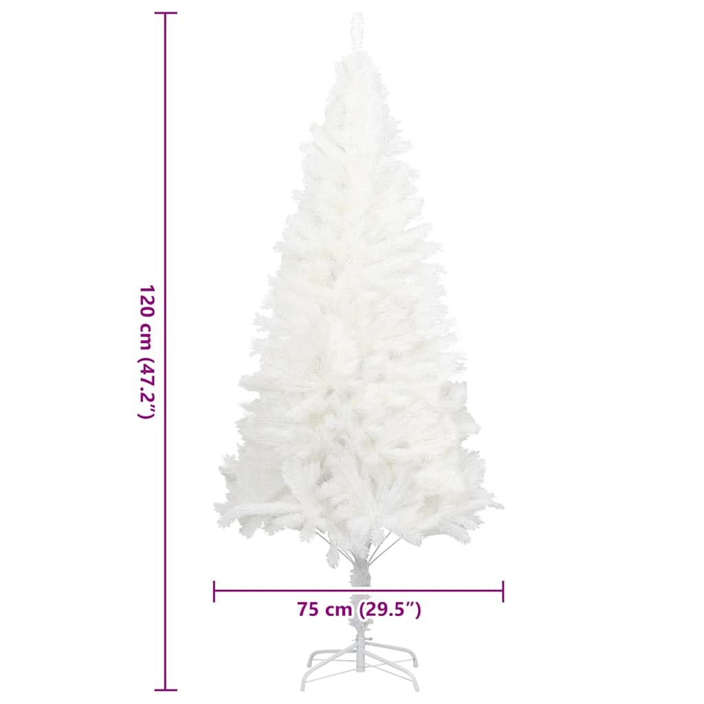 8720286014967_g_en_hd_5 vidaXL Artificial Christmas Tree Lifelike Needles White 120 cm - Image 6