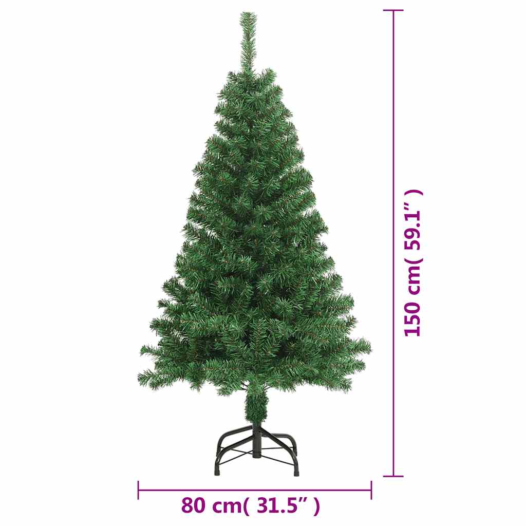 8720286015094_g_en_hd_6 vidaXL Artificial Christmas Tree with Thick Branches Green 150 cm PVC - Image 7