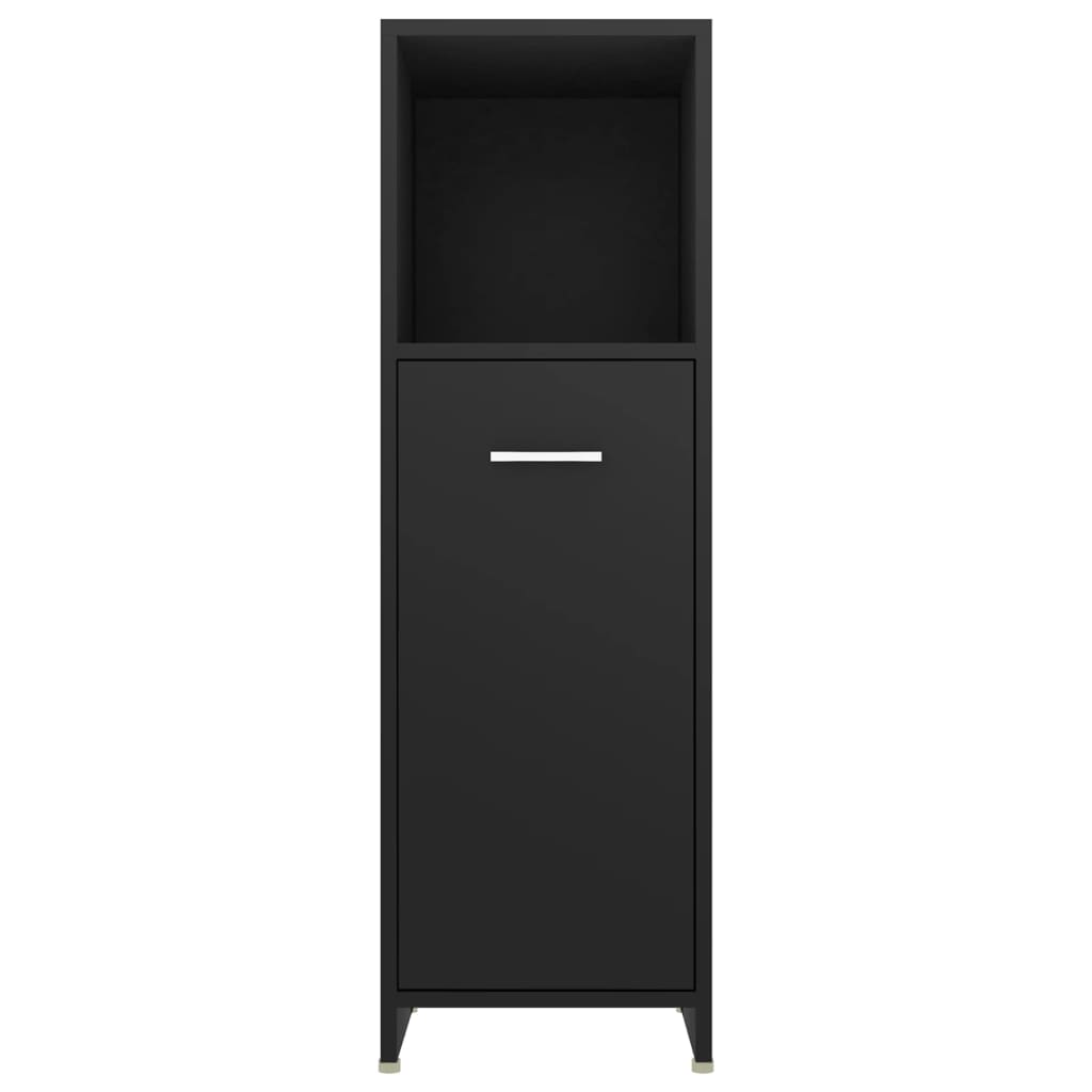 8720286015636_g_en_hd_4 vidaXL Bathroom Cabinet Black 30x30x95 cm Engineered Wood - Image 7