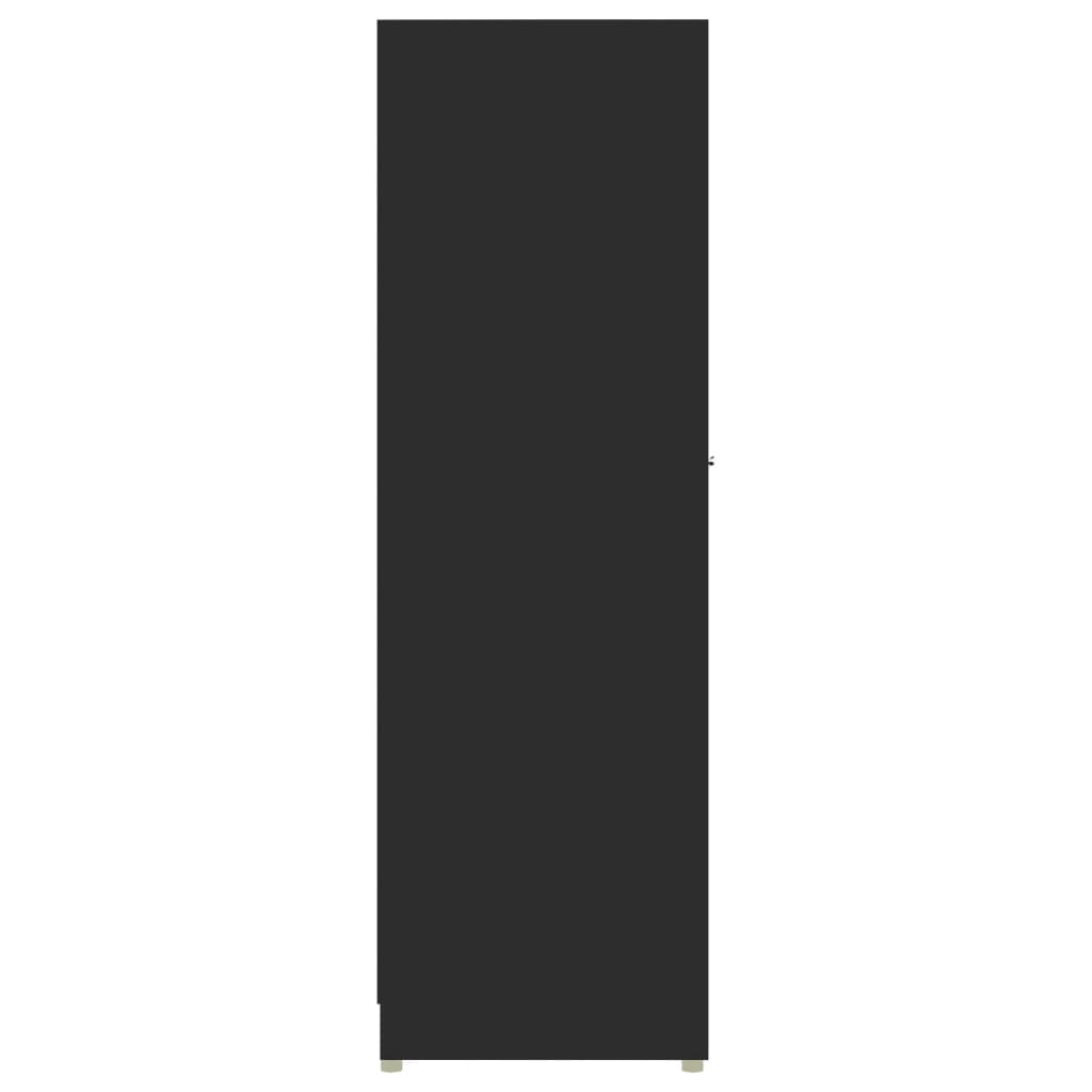 8720286015636_g_en_hd_5 vidaXL Bathroom Cabinet Black 30x30x95 cm Engineered Wood - Image 8