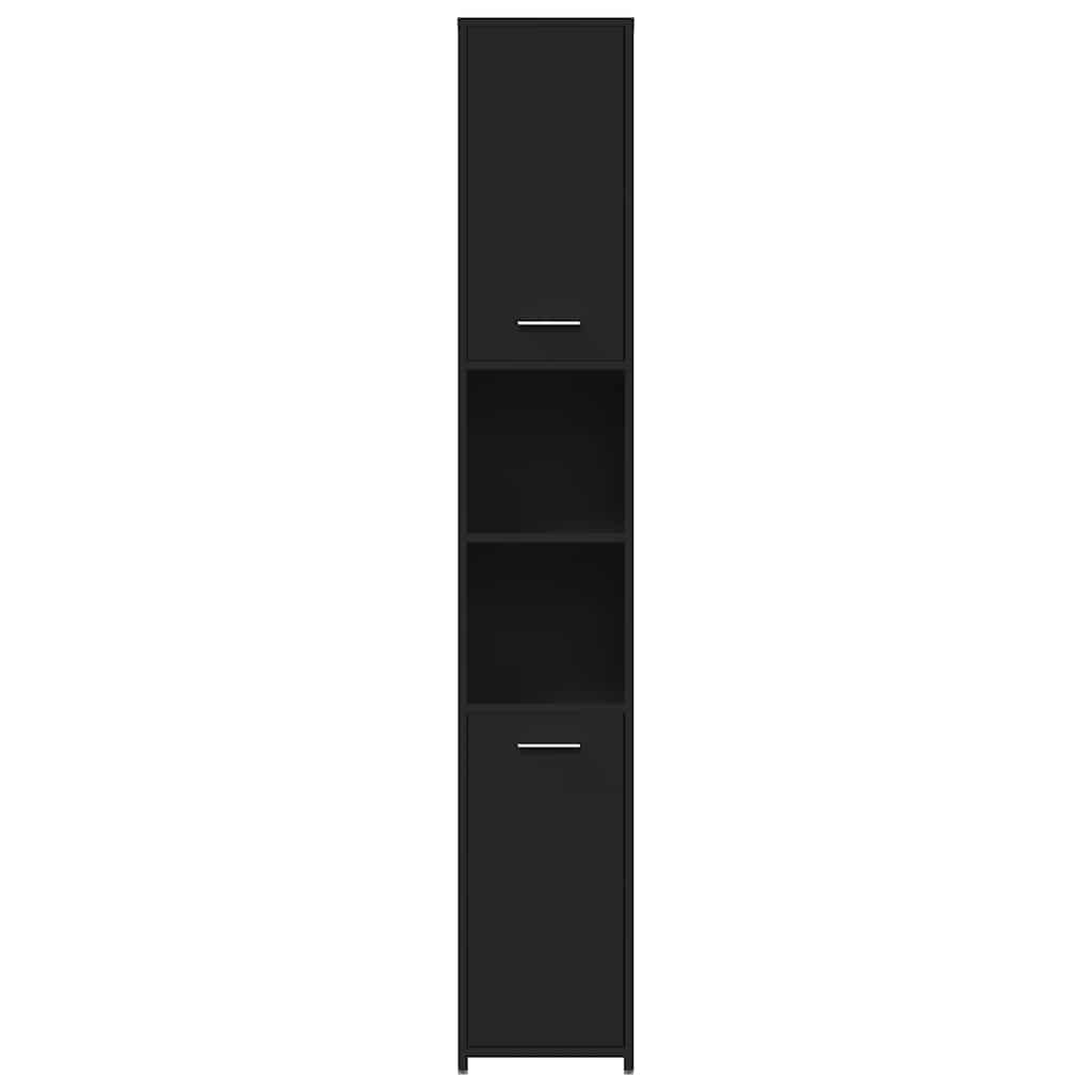 8720286015728_g_en_hd_4 vidaXL Bathroom Cabinet Black 30x30x183.5 cm Engineered Wood - Image 6