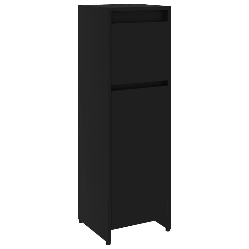 8720286016084_a_en_hd_1 vidaXL Bathroom Cabinet Black 30x30x95 cm Engineered Wood - Image 2