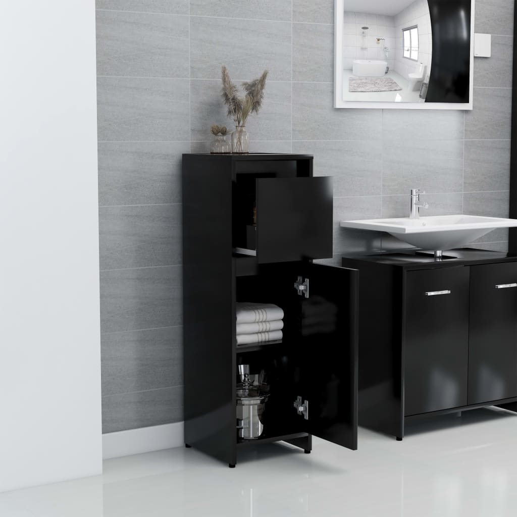 8720286016084_g_en_hd_2 vidaXL Bathroom Cabinet Black 30x30x95 cm Engineered Wood - Image 4