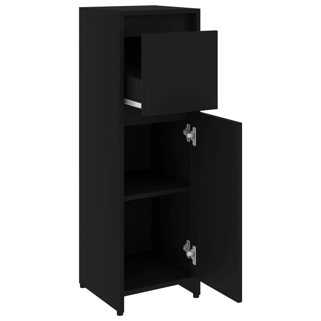 8720286016084_g_en_hd_4 vidaXL Bathroom Cabinet Black 30x30x95 cm Engineered Wood - Image 6