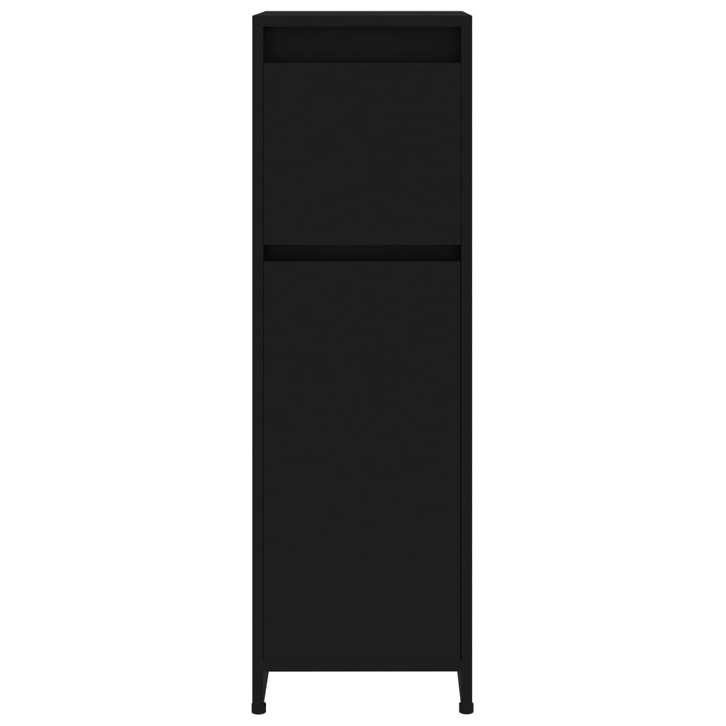 8720286016084_g_en_hd_5 vidaXL Bathroom Cabinet Black 30x30x95 cm Engineered Wood - Image 7
