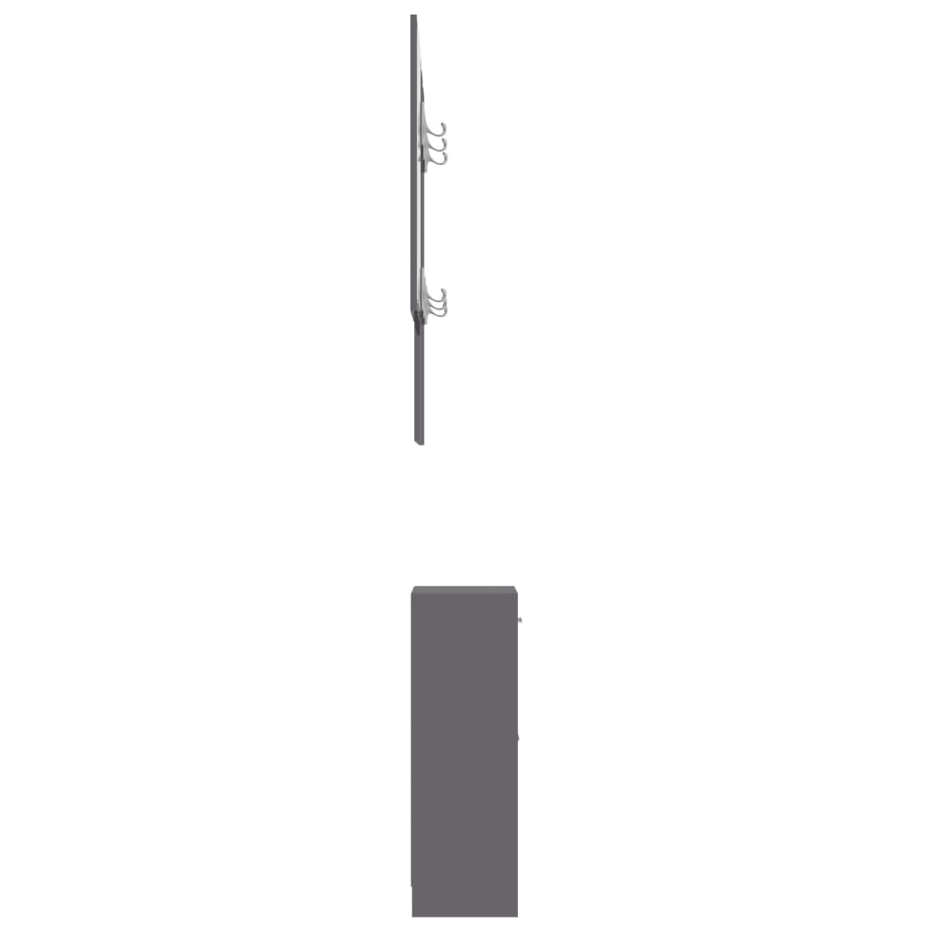 8720286016428_g_en_hd_4 vidaXL Hallway Unit High Gloss Grey 100x25x76.5 cm Engineered Wood - Image 7