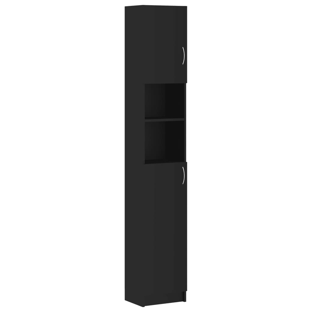 8720286016718_a_en_hd_1 vidaXL Bathroom Cabinet Black 32x25.5x190 cm Engineered Wood - Image 2