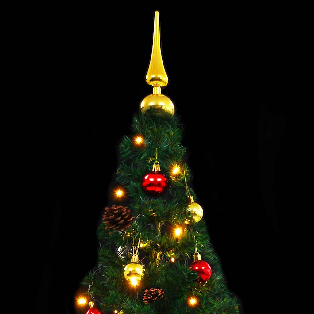 8720286017692_g_en_hd_6 vidaXL Artificial Pre-lit Christmas Tree with Baubles Green 150 cm - Image 7