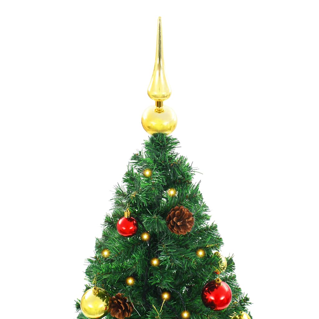 8720286017708_g_en_hd_5 vidaXL Artificial Pre-lit Christmas Tree with Baubles Green 180 cm - Image 6