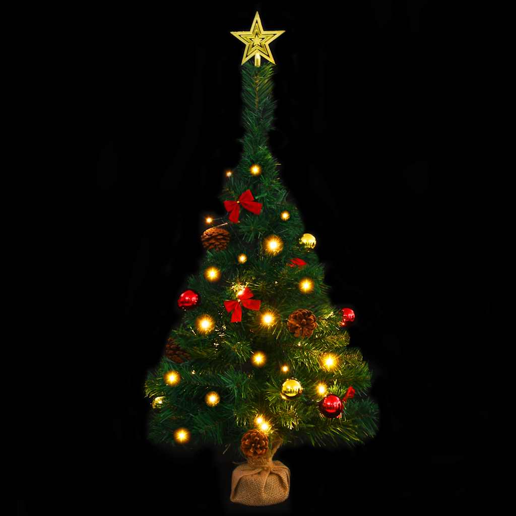 8720286017753_g_en_hd_4 vidaXL Artificial Pre-lit Christmas Tree with Baubles Green 64 cm - Image 5