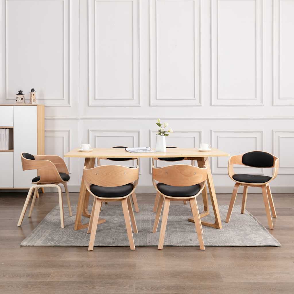 8720286020593_m_en_hd_1 vidaXL Dining Chairs 6 pcs Bent Wood and Faux Leather - Image 1
