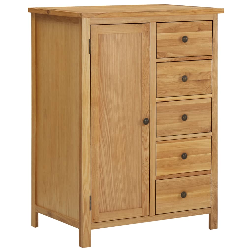 8720286020784_a_en_hd_1 vidaXL Wardrobe 76x52x105 cm Solid Oak Wood - Image 1