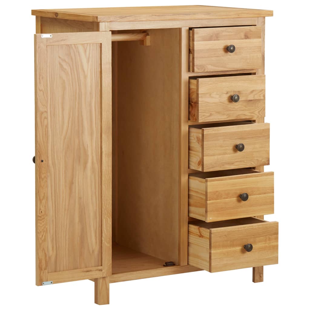 8720286020784_g_en_hd_1 vidaXL Wardrobe 76x52x105 cm Solid Oak Wood - Image 2
