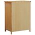 vidaXL Wardrobe 76x52x105 cm Solid Oak Wood - Image 6