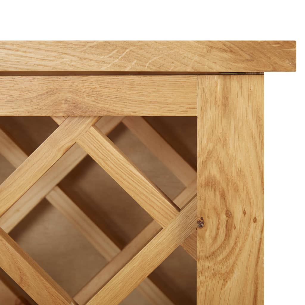 8720286020791_g_en_hd_6 vidaXL Wine Cabinet for 11 Bottles 80x32x80 cm Solid Oak Wood - Image 8
