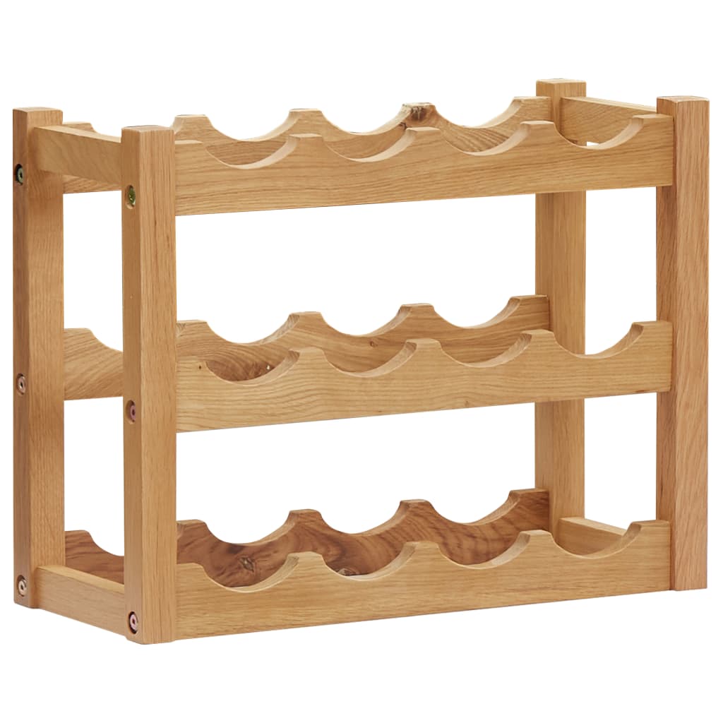 8720286020814_a_en_hd_1 vidaXL Wine Rack for 12 Bottles 47x21x36 cm Solid Oak Wood - Image 1