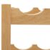 vidaXL Wine Rack for 12 Bottles 47x21x36 cm Solid Oak Wood - Image 4