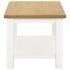 vidaXL Coffee Table 110x55x40 cm Solid Oak Wood - Image 3