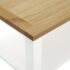 vidaXL Coffee Table 110x55x40 cm Solid Oak Wood - Image 5