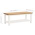 vidaXL Coffee Table 110x55x40 cm Solid Oak Wood - Image 6