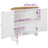 vidaXL Corner Cabinet 80x33.5x78 cm Solid Oak Wood - Image 11
