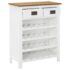 vidaXL Wine Cabinet 72x32x90 cm Solid Oak Wood - Image 4
