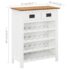 vidaXL Wine Cabinet 72x32x90 cm Solid Oak Wood - Image 10