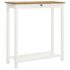 vidaXL Bar table 100x40x110 cm Solid Oak Wood