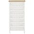 vidaXL Wine Cabinet 56x32x110 cm Solid Oak Wood - Image 2