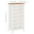 vidaXL Wine Cabinet 56x32x110 cm Solid Oak Wood - Image 8