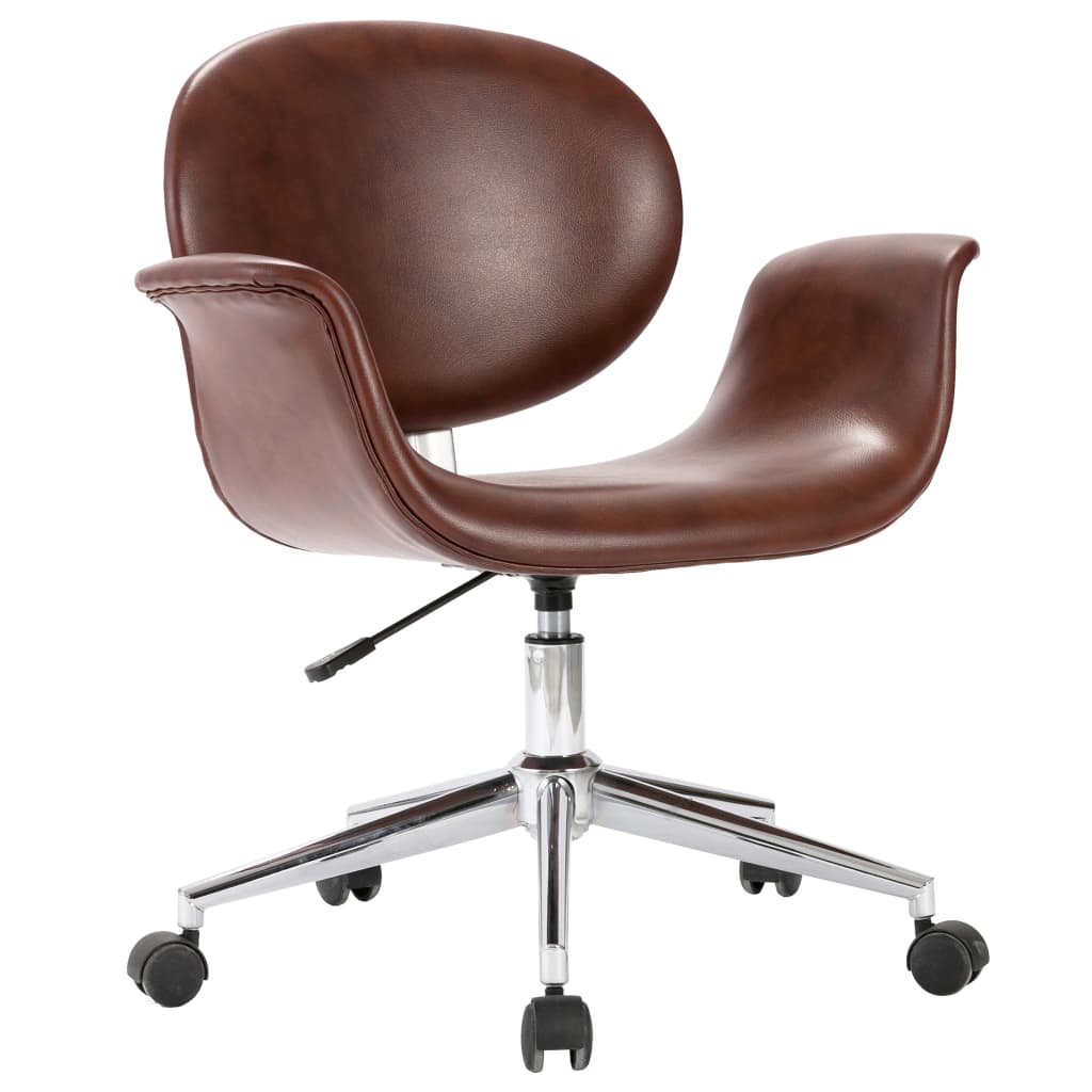 8720286021071_a_en_hd_1 vidaXL Swivel Office Chair Brown Faux Leather - Image 2