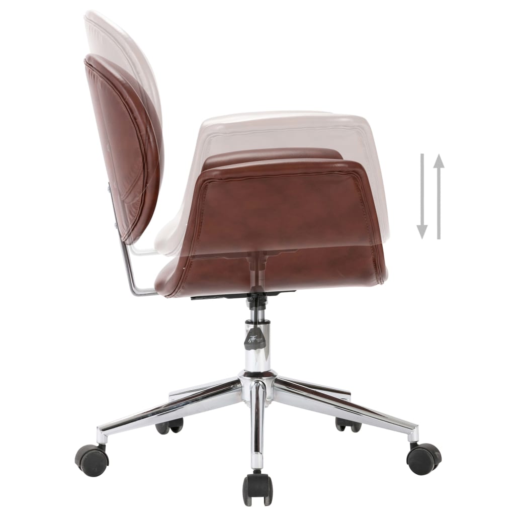 8720286021071_g_en_hd_4 vidaXL Swivel Office Chair Brown Faux Leather - Image 6