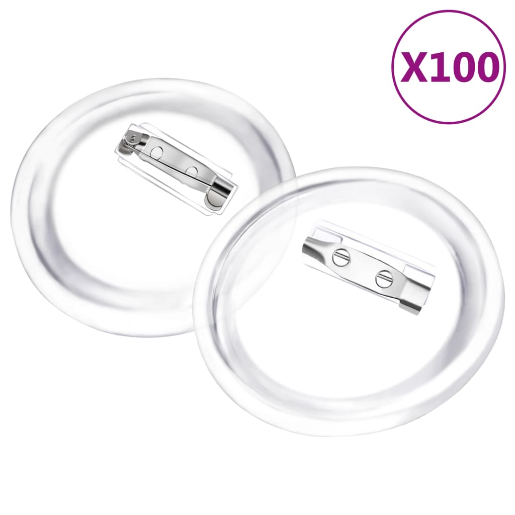 8720286021484_a_en_hd_1 vidaXL Button Badges Kit with Pins 100 Sets Acrylic 58 mm - Image 2