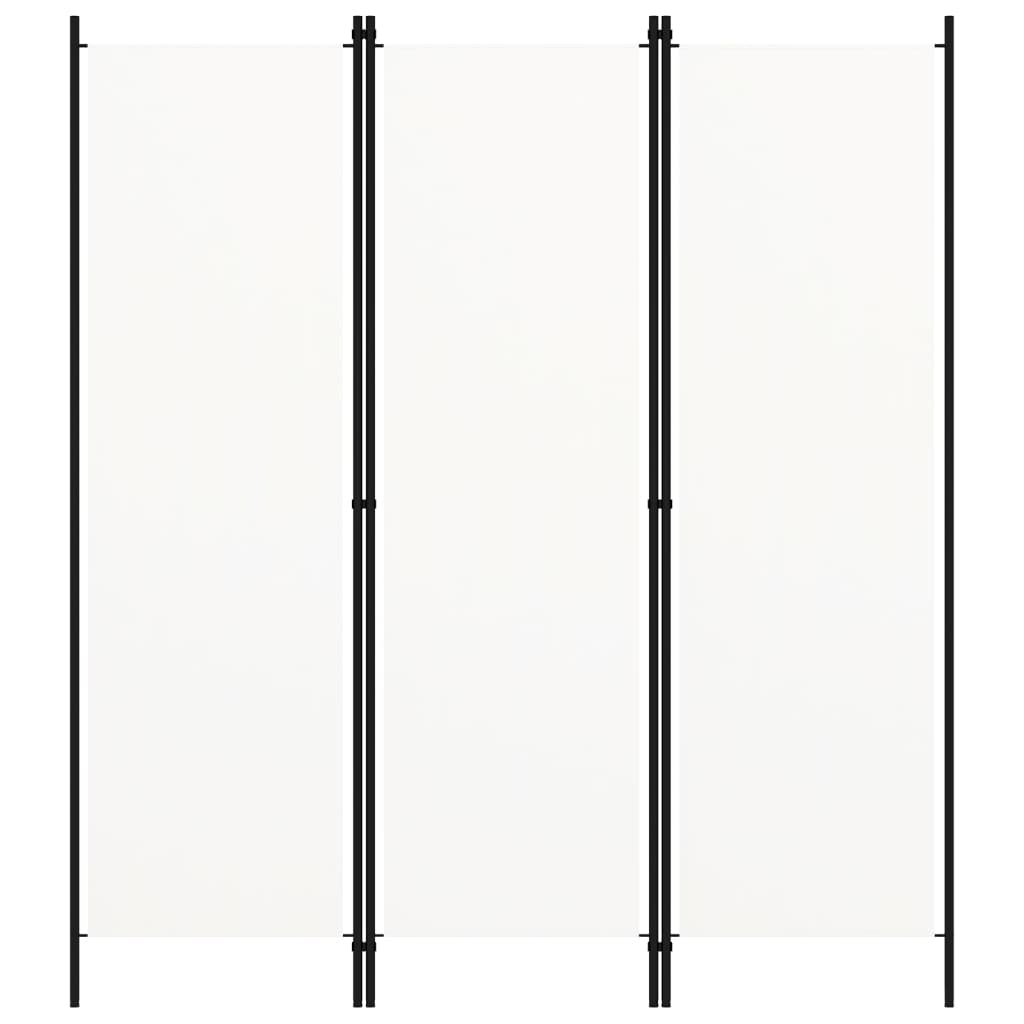 8720286022610_g_en_hd_2 vidaXL 3-Panel Room Divider White 150x180 cm - Image 3