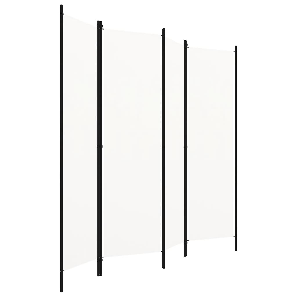 8720286022658_g_en_hd_1 vidaXL 4-Panel Room Divider White 200x180 cm - Image 2