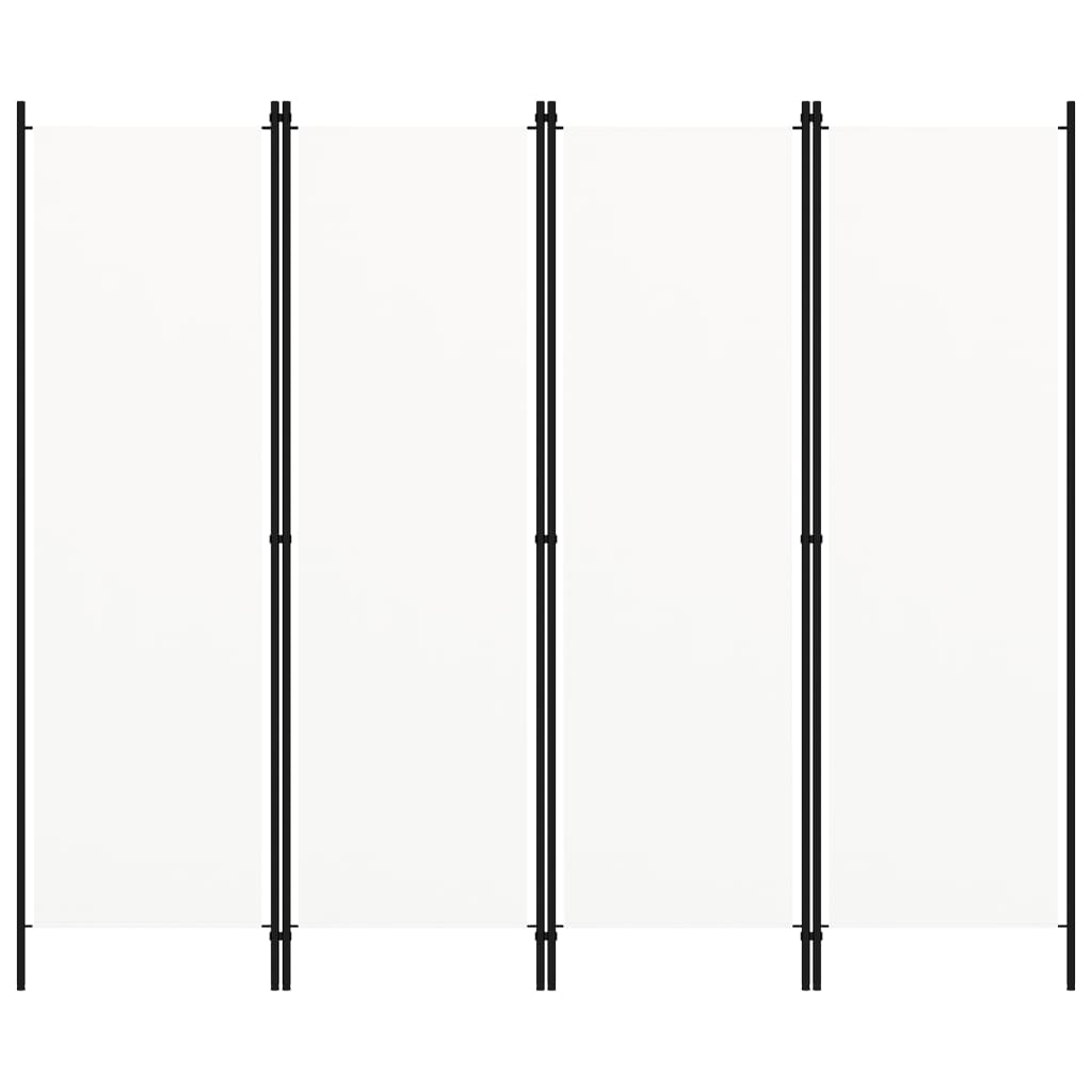 8720286022658_g_en_hd_2 vidaXL 4-Panel Room Divider White 200x180 cm - Image 3