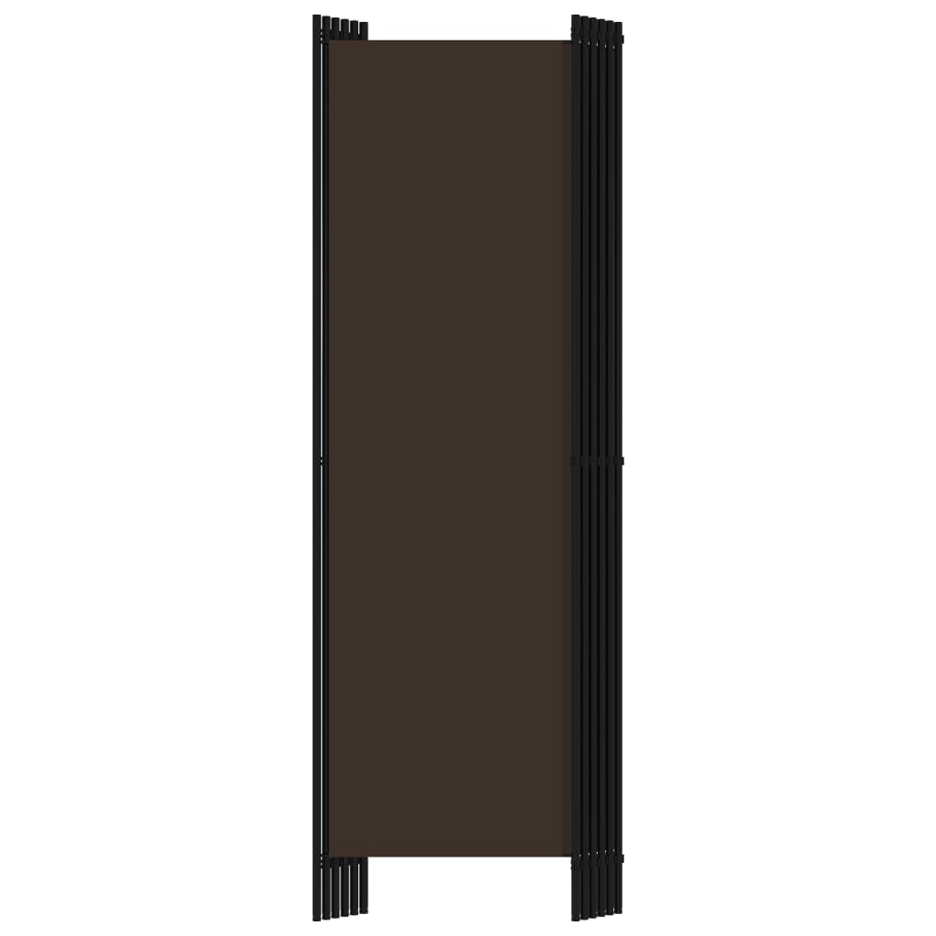 8720286022740_g_en_hd_3 vidaXL 6-Panel Room Divider Brown 300x180 cm - Image 4