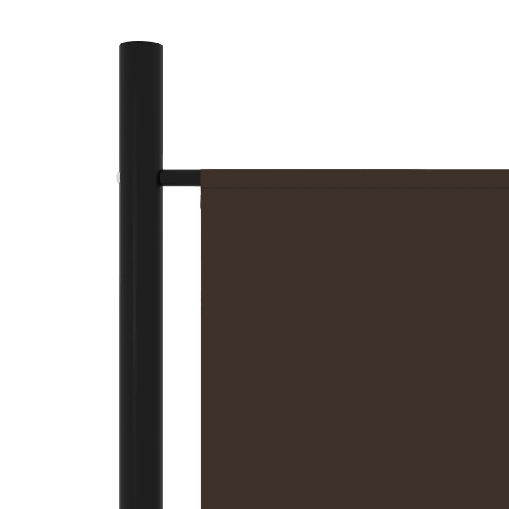 8720286022740_g_en_hd_4 vidaXL 6-Panel Room Divider Brown 300x180 cm - Image 5